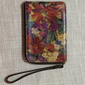 Patricia Nash Floral Mini Wristlet